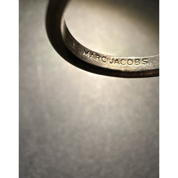 MARC JACOBS band ring in metal Inter Nos engraved in Latin language Between us 7 - Picture 3 of 6